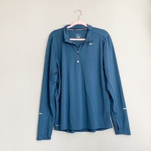 Nike Dark Teal Half Zip Pullover